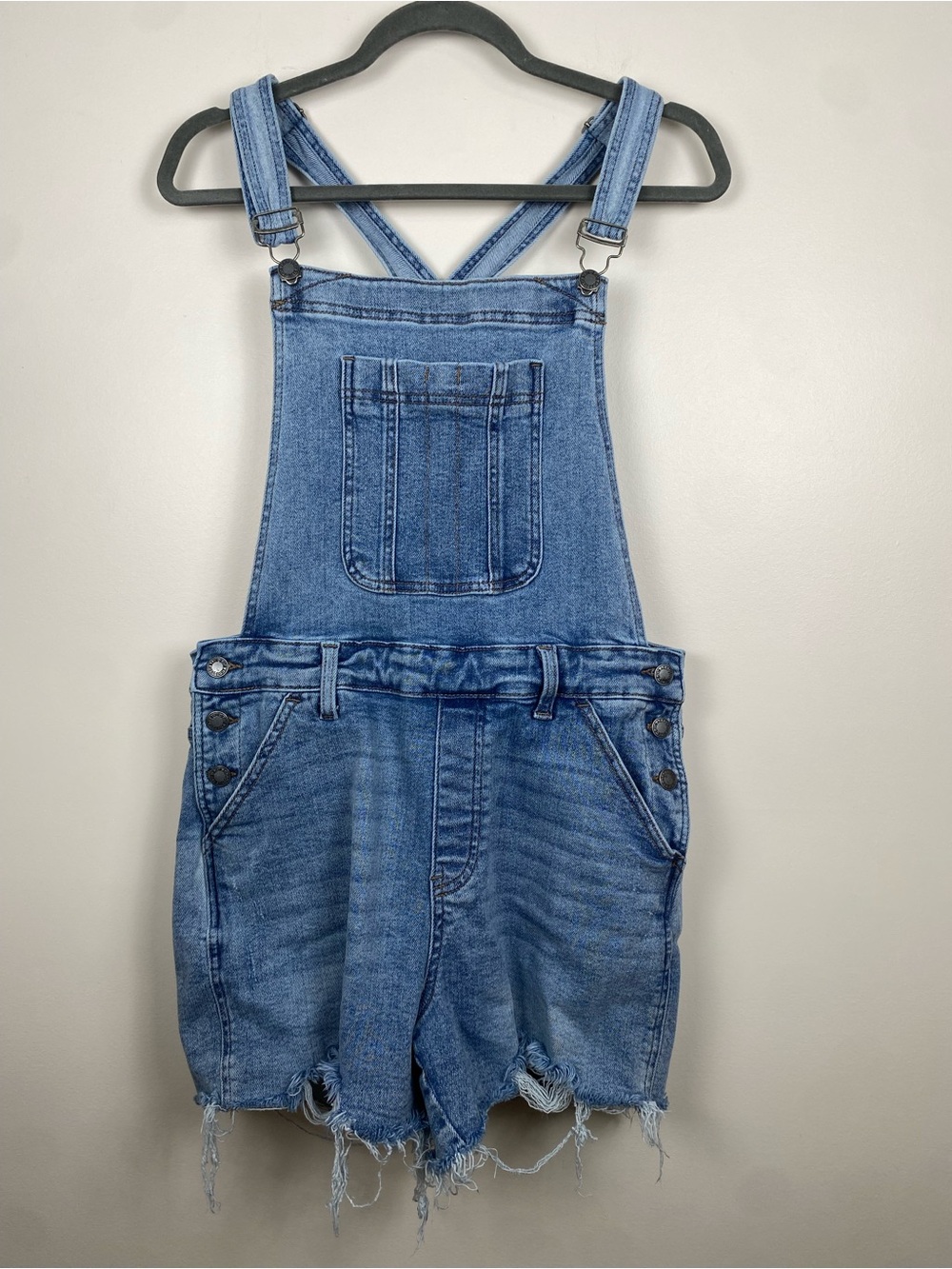 Judy Blue Denim Short Overalls 1XL